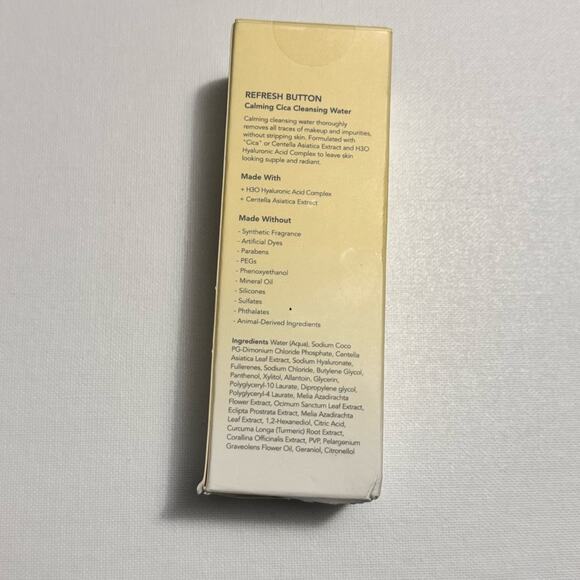 Rael Beauty Refresh Button Calming Cica Cleansing Water New in Box 5.07 Fl oz - Picture 5 of 11